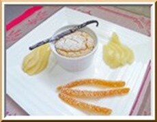 soufflés aux poires et spéculoos soufflés aux poires et spéculoos