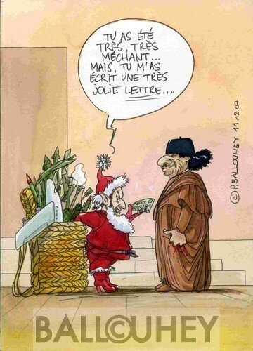 Décembre 2007 : Kadhafi à Paris