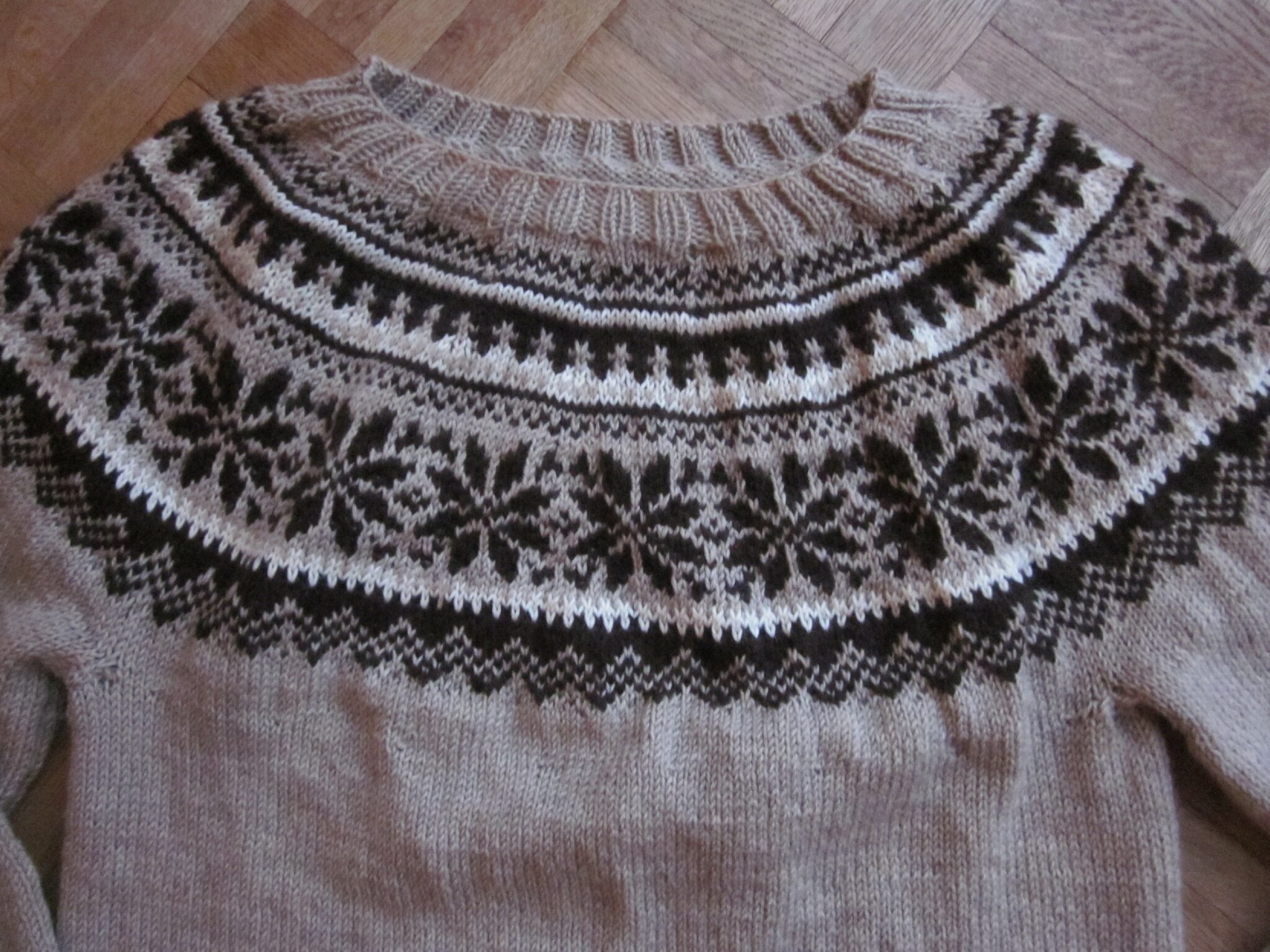 tricoter un pull norvegien