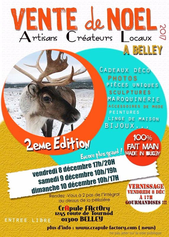 marche-de-noel-créateurs artisans Belley 2017 par crapule factory