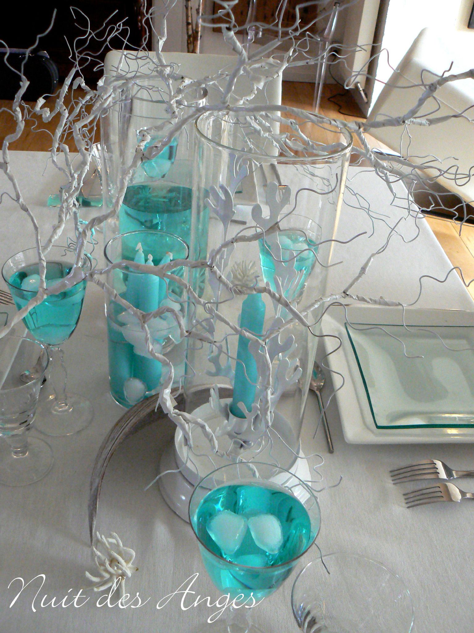 decoration mariage turquoise