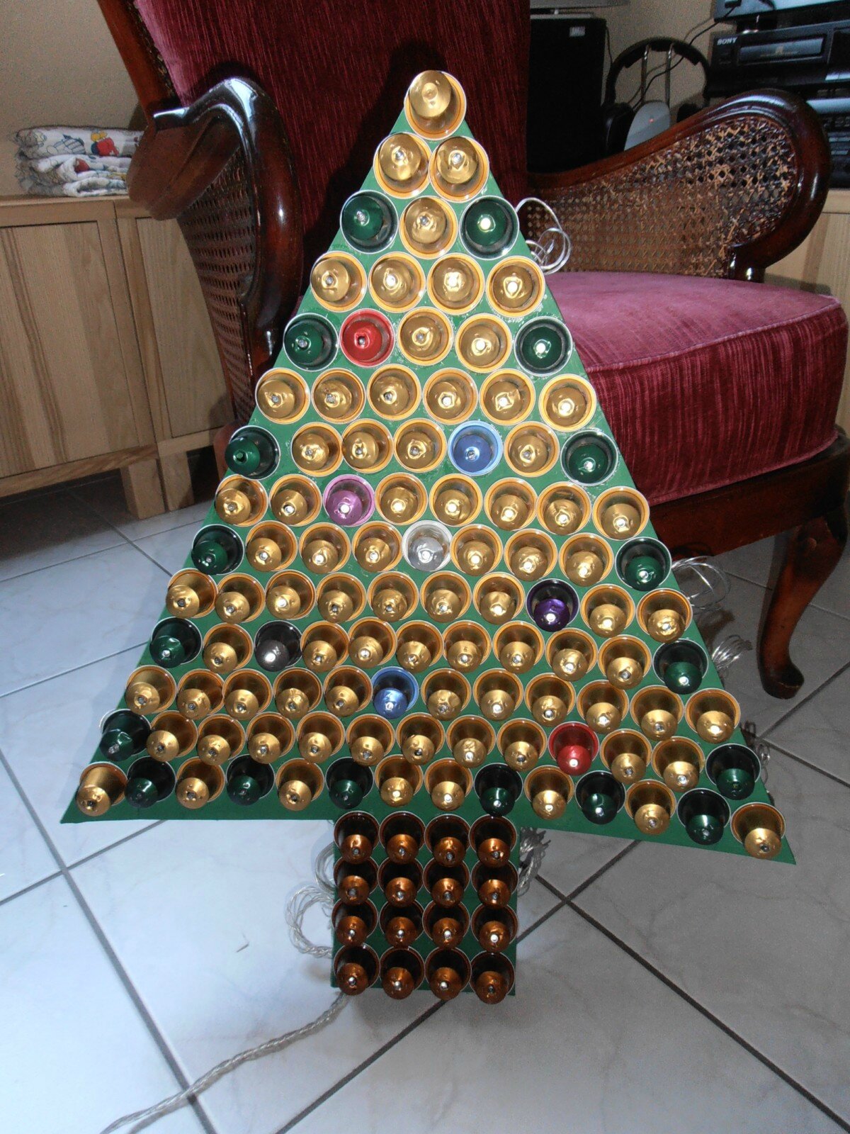 deco noel avec capsules nespresso