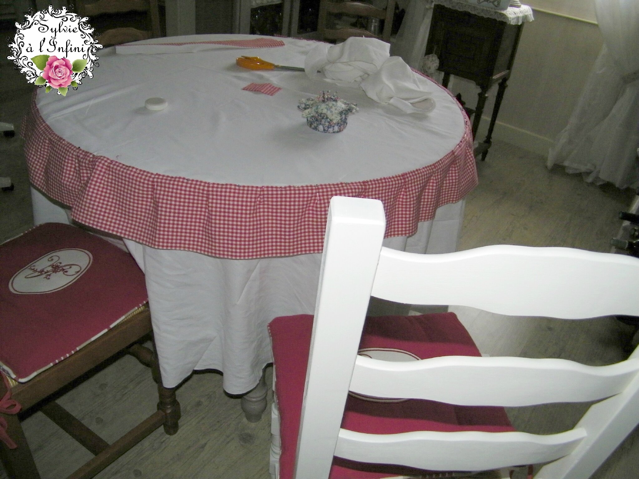 Nappe table salle à manger sylvie à l'infini