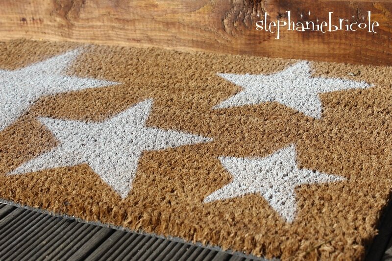Idée diy décorer son paillasson ! stéphanie bricole