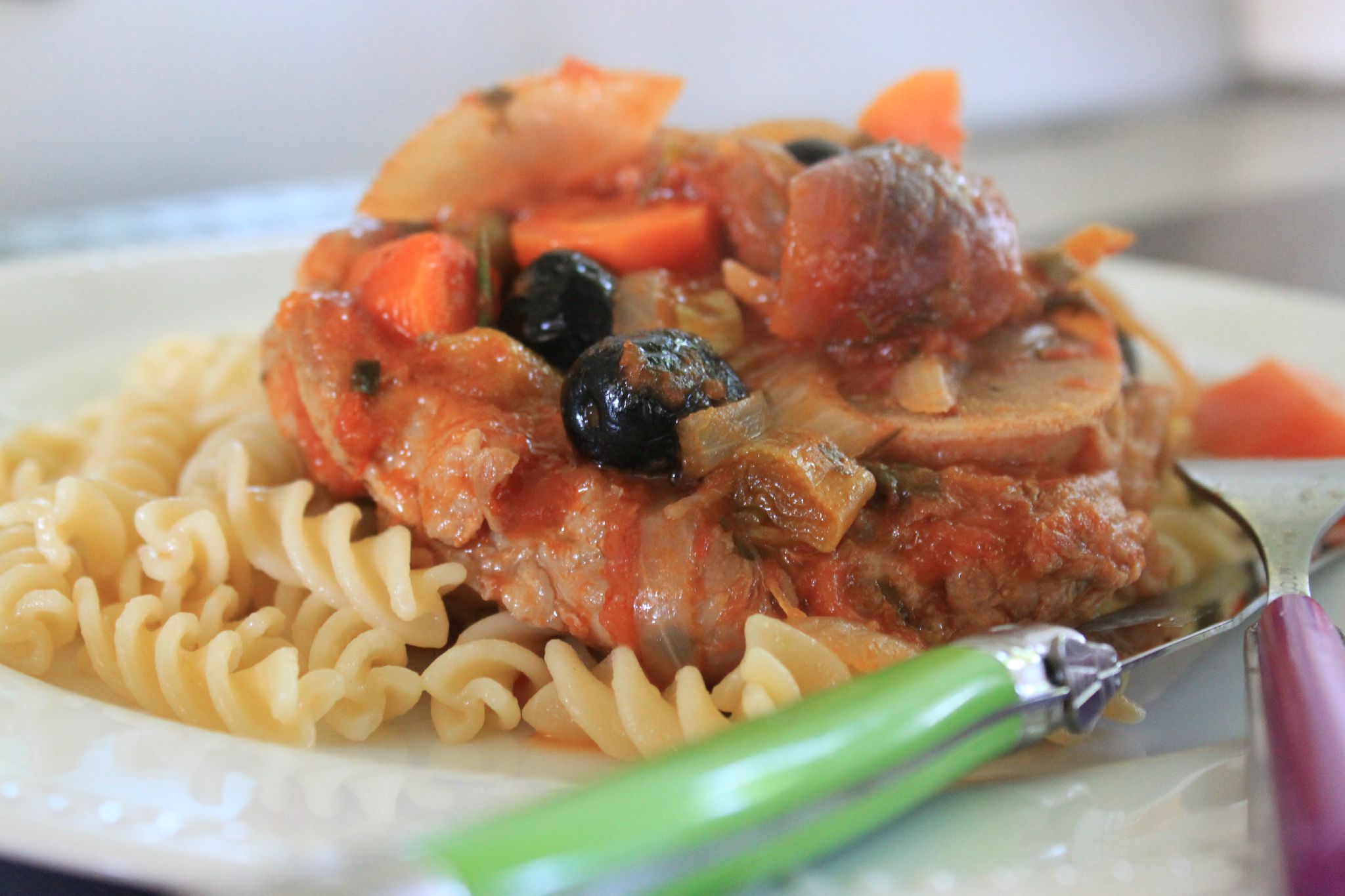 Osso bucco aux olives