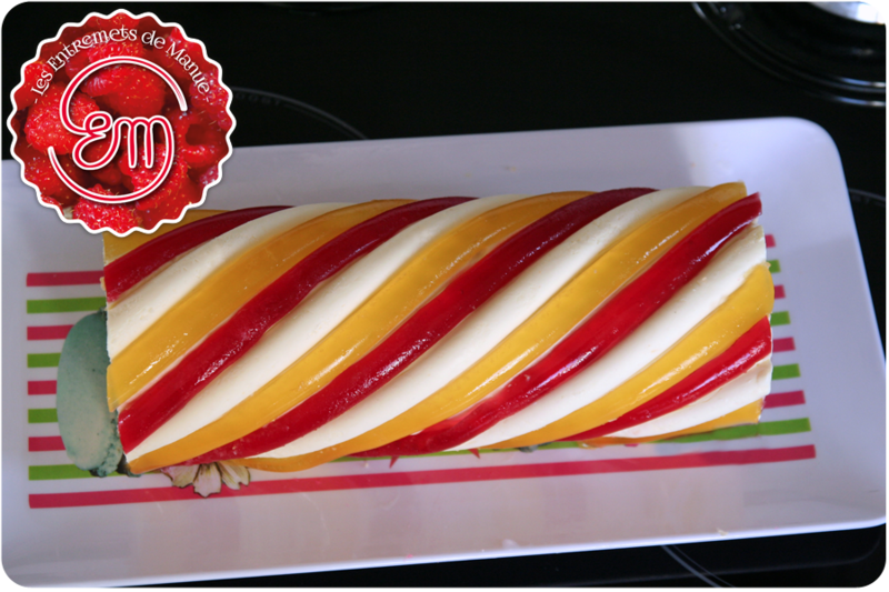 Bûche dessus