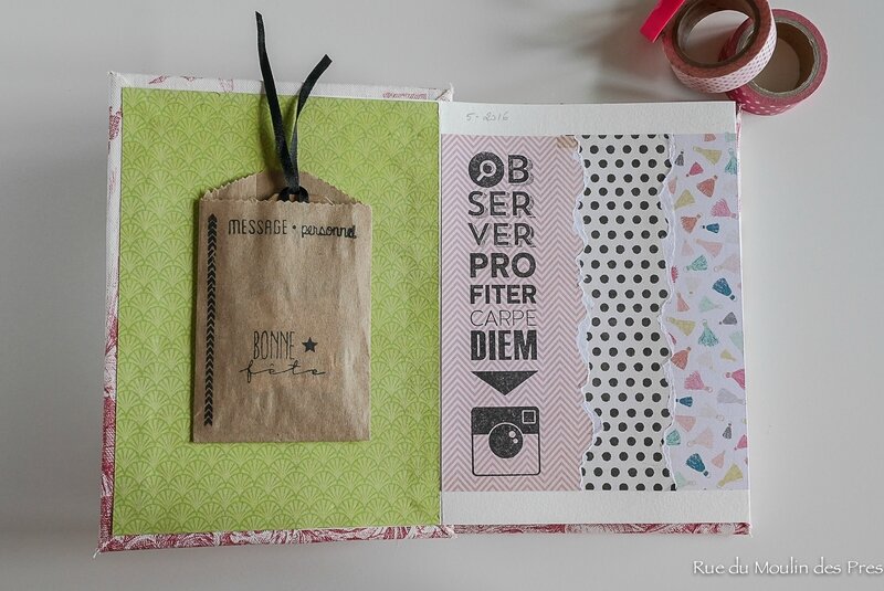 Scrap Album accordeon Fete des Meres 02