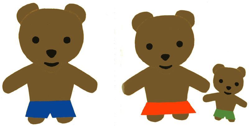 Les Trois Ours Coloriage