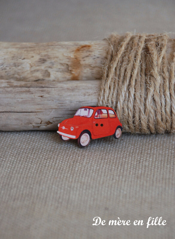 fiat 500 rouge