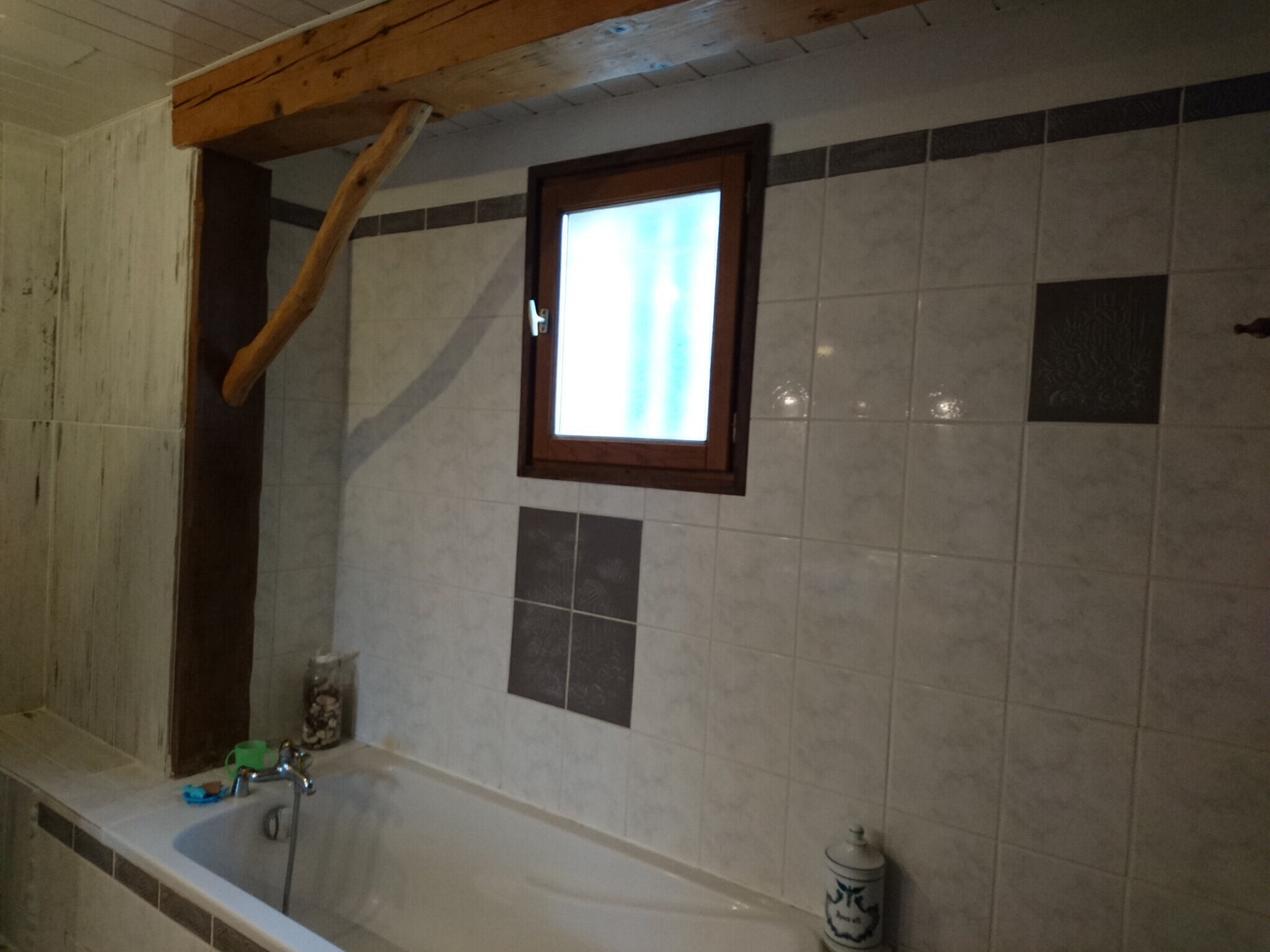 Carrelage de salle de bain repeint atelier de k'tea
