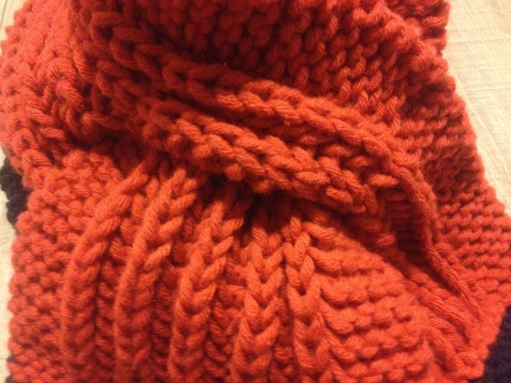 tricoter une echarpe aiguille 6