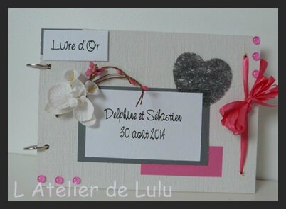 livre d'or mariage fleurs