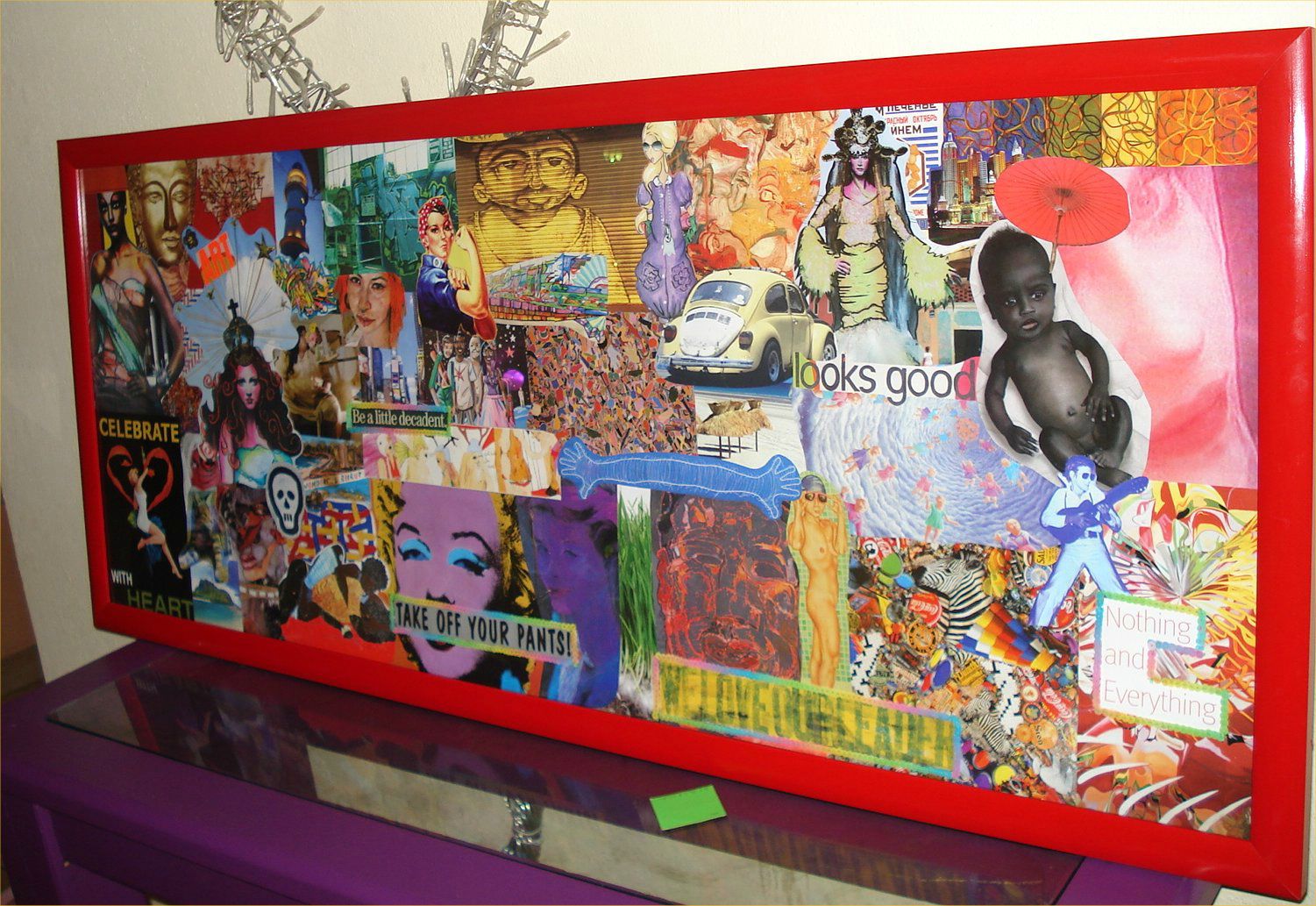 Tableau collage idéescouleurscréations