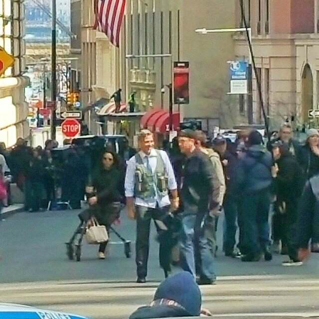 George Clooney on Money Monster Set April 10th & 11th 2015 103440943