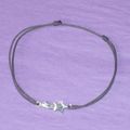 b) Argent massif - Etoile filante / Silver