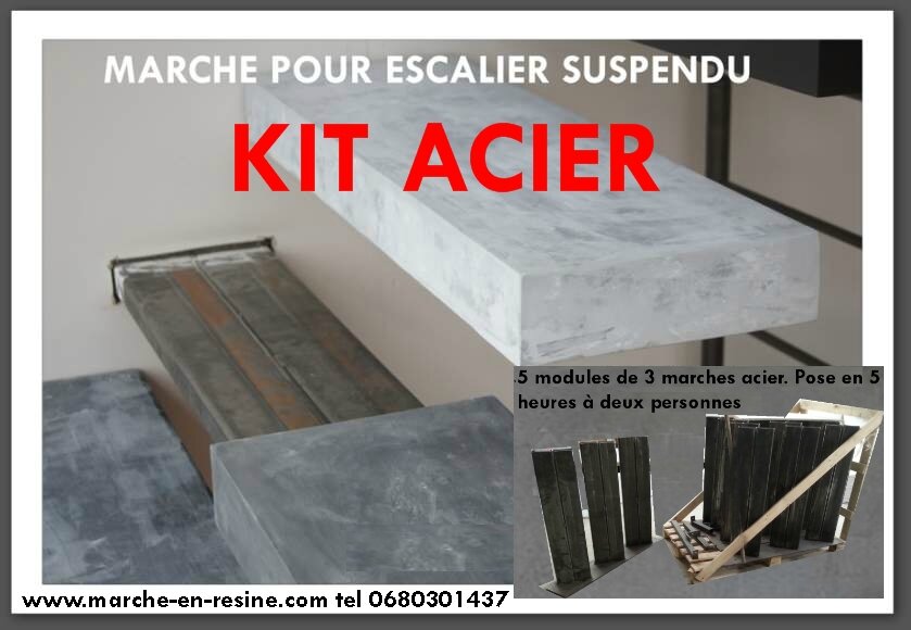 escalier exterieur kit beton