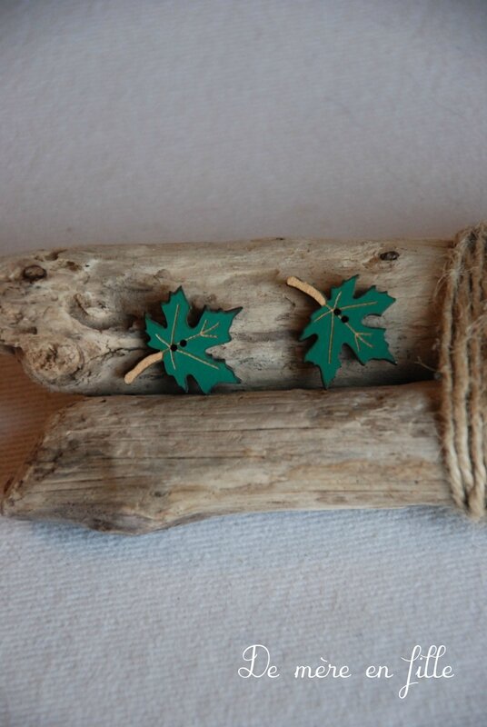 feuille d'érable verte