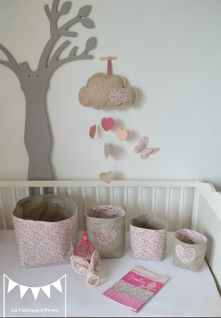 Décoration chambre fille rose liberty éloïse photo de ...