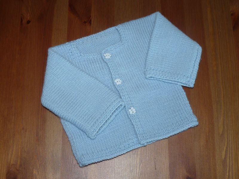 tricoter un pull 6 mois