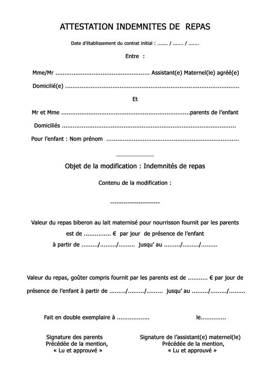 Modification Contrat De Travail Salarié Handicapé letter of application mod 232 le de lettre avenant contrat Modification Contrat De Travail Salarié Handicapé letter of application mod 232 le de lettre avenant contrat