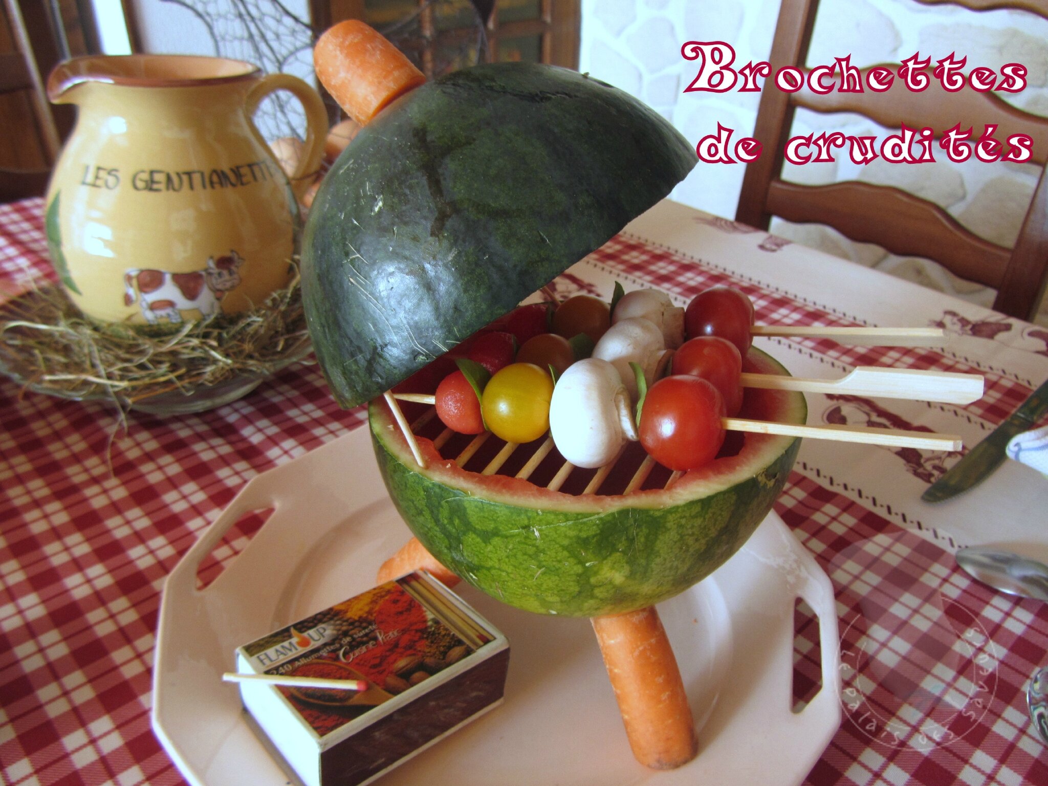 Déco entree crudites