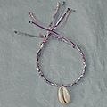 i) Coquillage Bracelet / Shell Bracelet