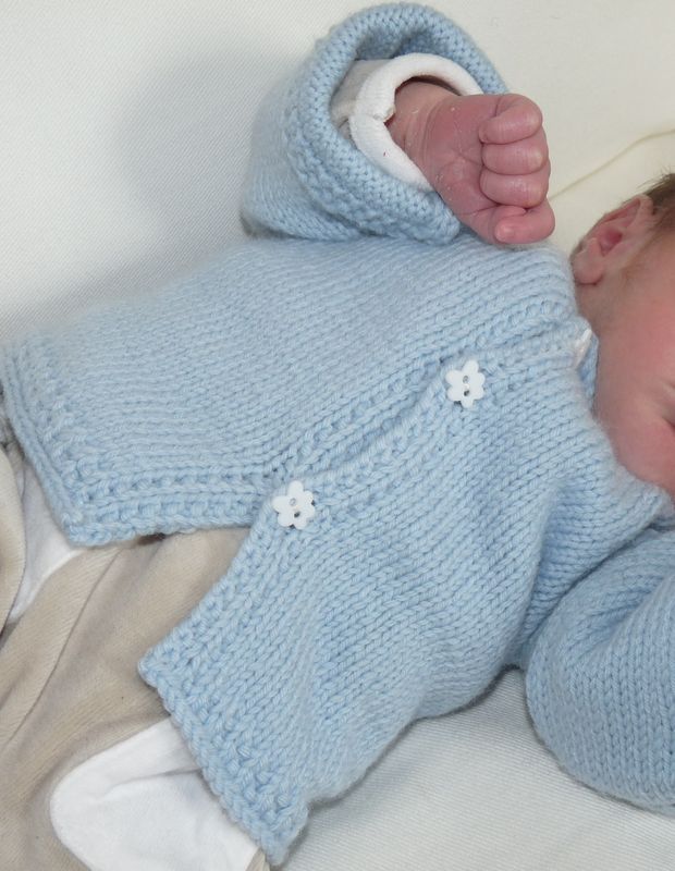 tricoter veste pour bebe