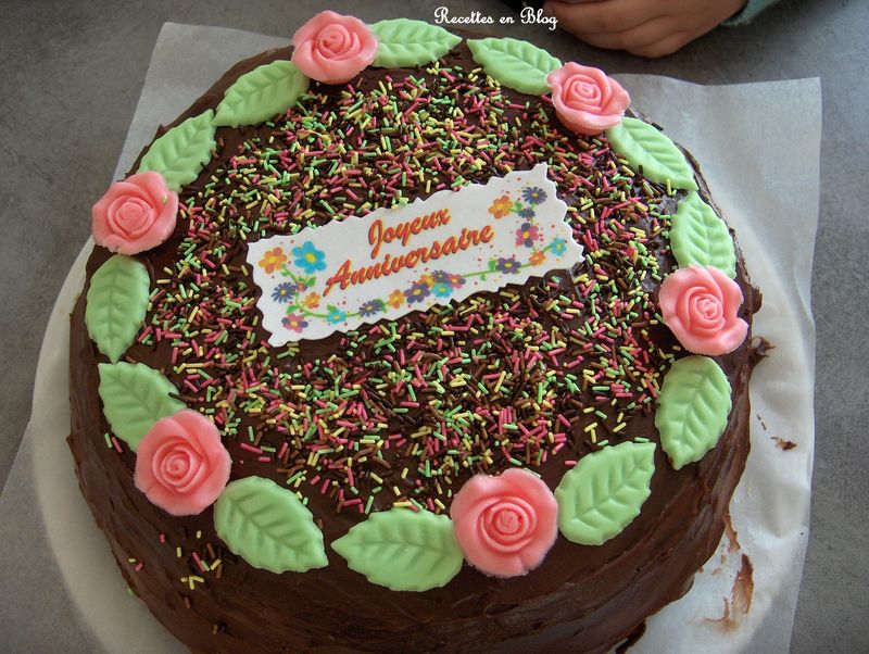 gâteau d'anniversaire Ôdélices