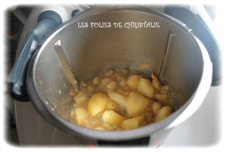 Compote pommes raisins 2