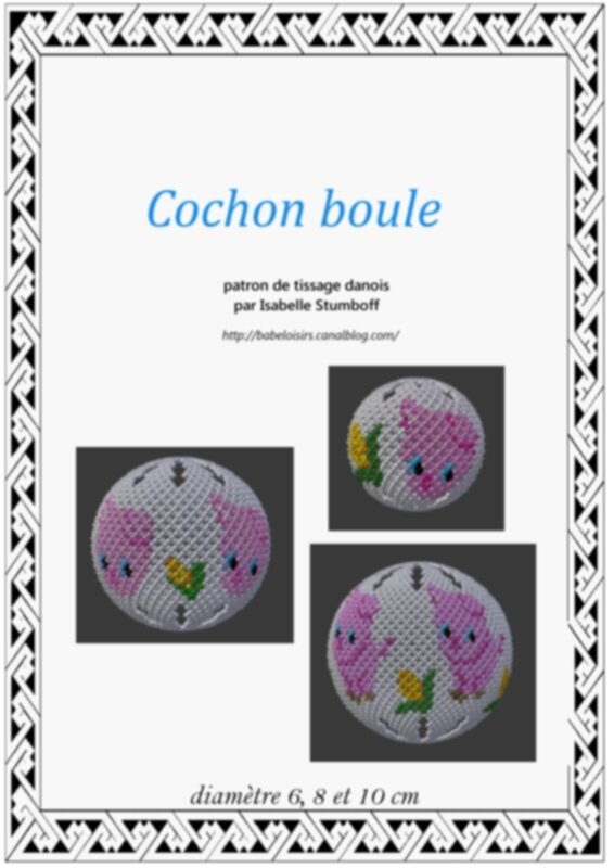 couverture cochon boule flou