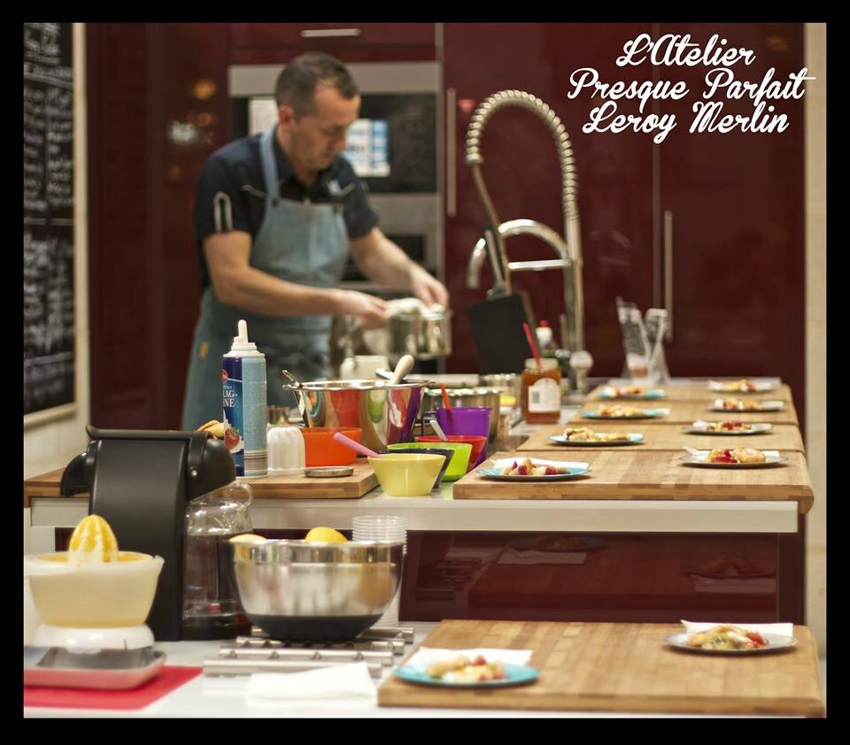 Cours de cuisine au leroy merlin avec chef jésus lesplatsdepat