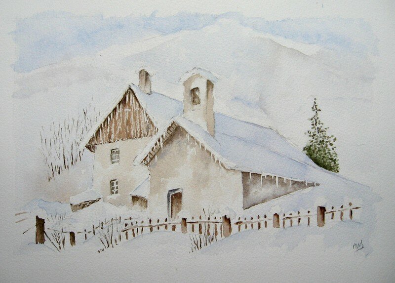 paysage de neige