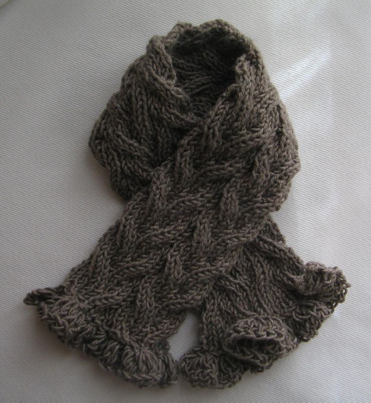 tricoter une echarpe pour 2 ans