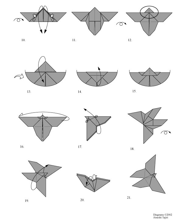 Origami Papillon reclycler & inventer
