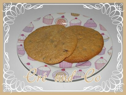Cookies chocolat lait, noisettes et pépites