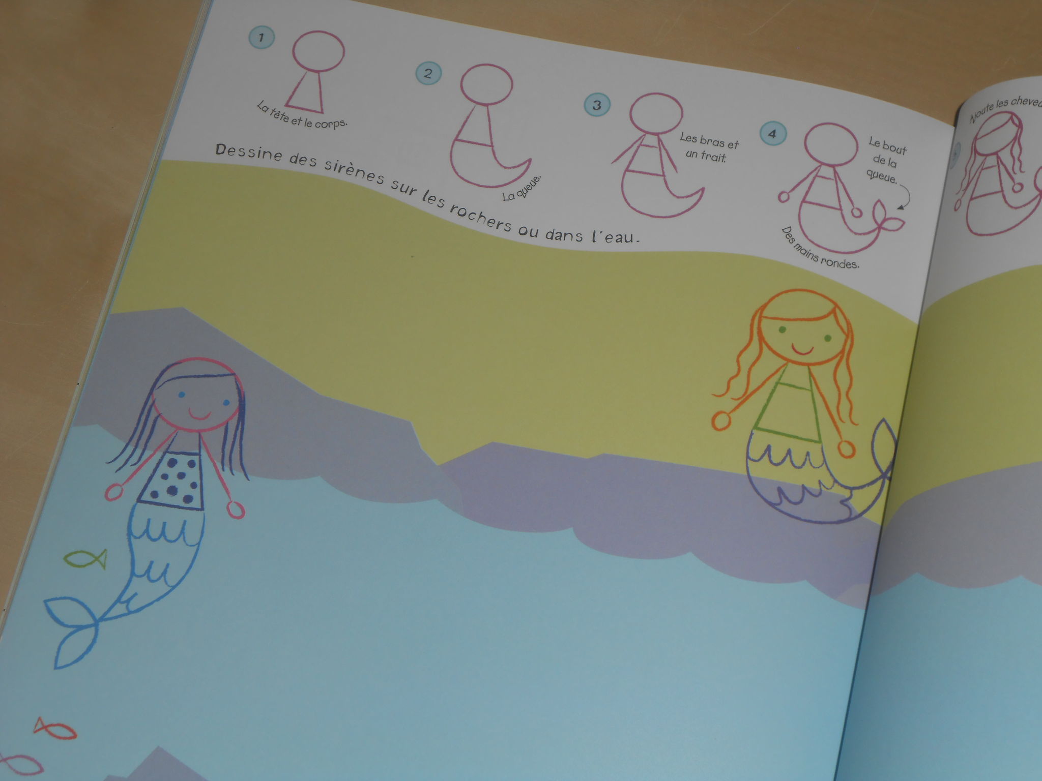 Dessins et gribouillages A l ombre du saule "Mon grand livre de dessins" est un album de dessin et coloriage au format tr¨s généreux