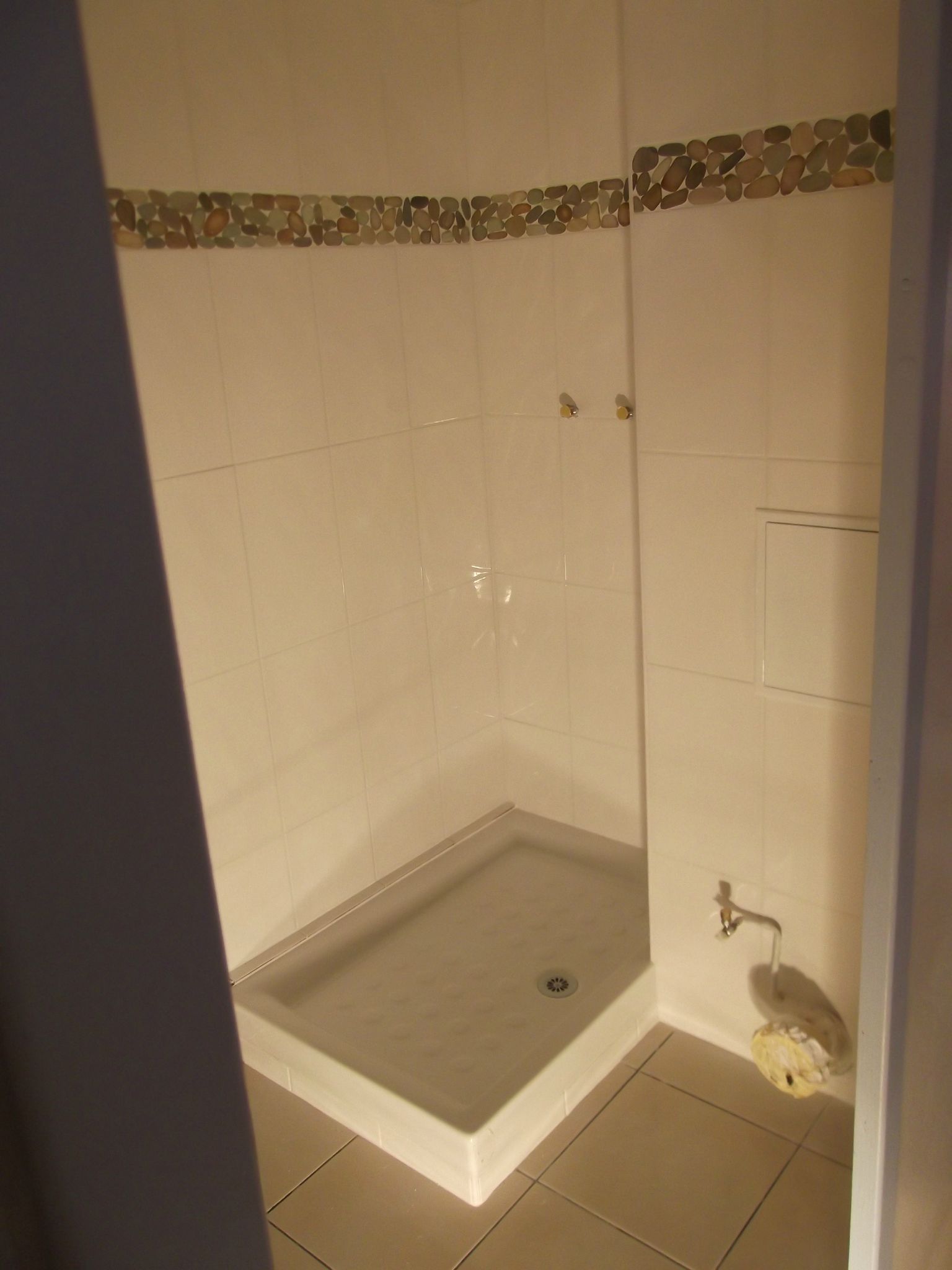 Rénovation salle de bain sol et mur avec changement bac a douche ...