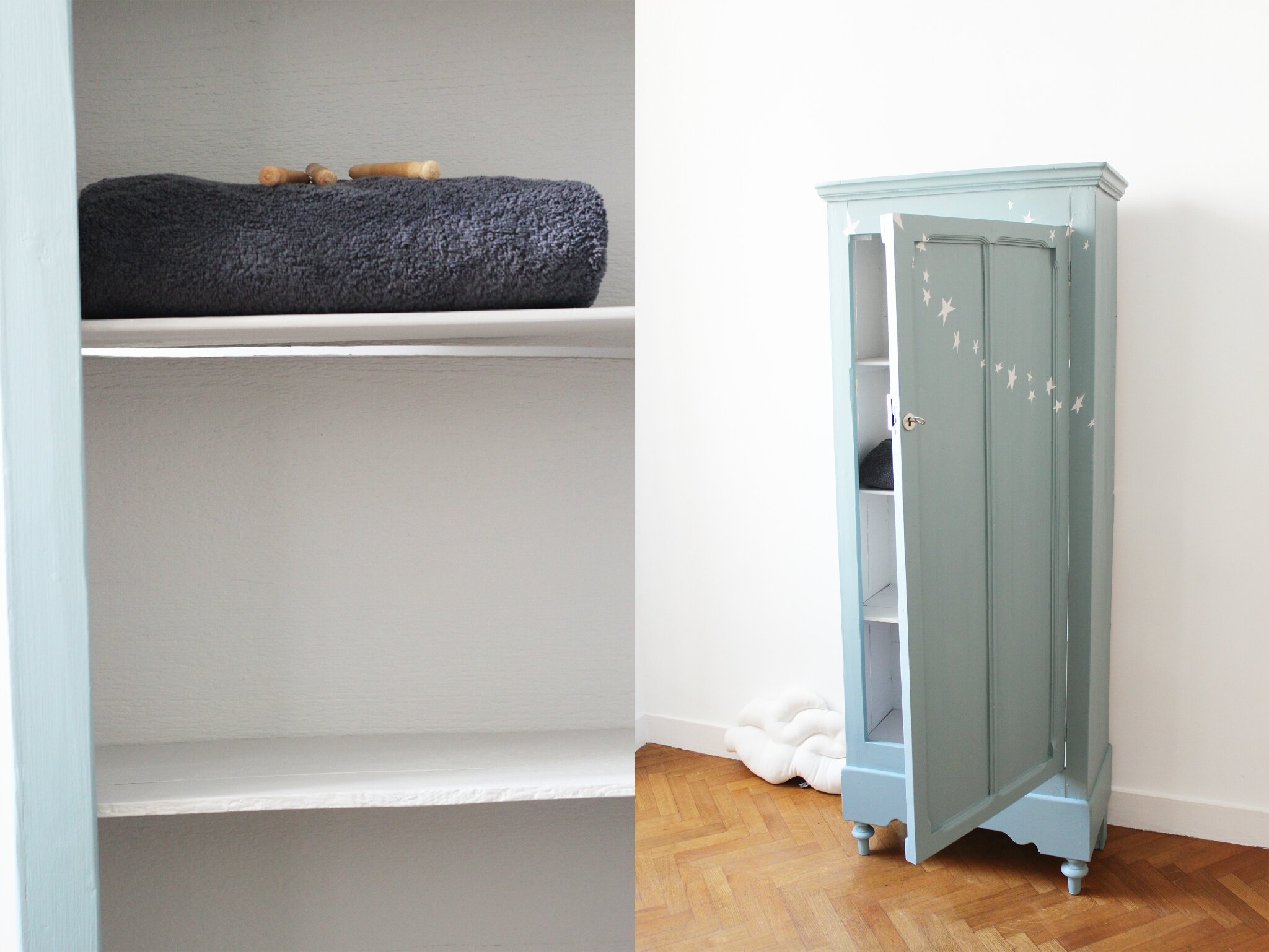 Petite armoire parisienne vintage trendy little