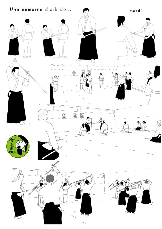 4Illustrations aikido Illustrations et projets d�albums