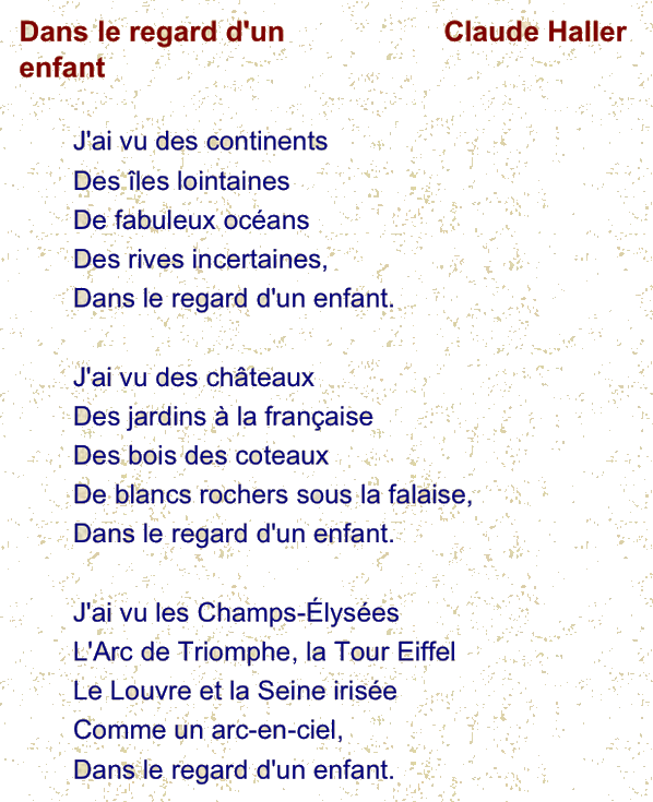 Poesie sur les rencontre