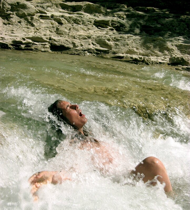 Personne dans la rivière
