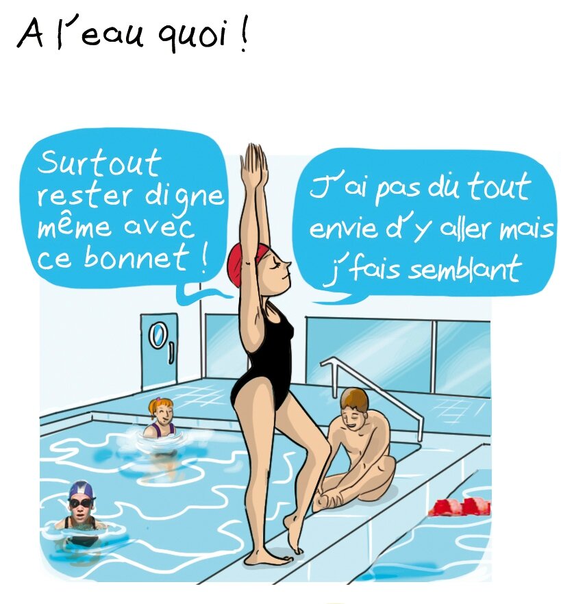 Résultat de recherche d'images pour "piscine humour"