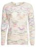 White Rainbow Speck Knitted Jumper new look 2
