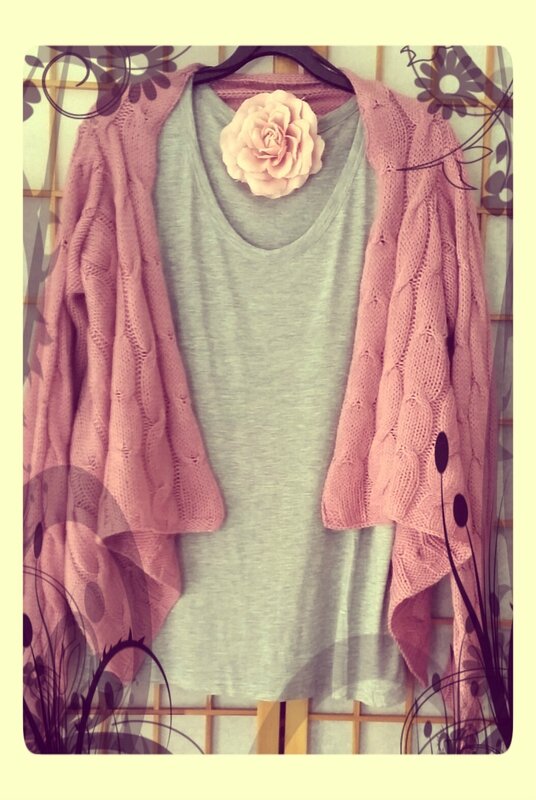 veste rose cadre