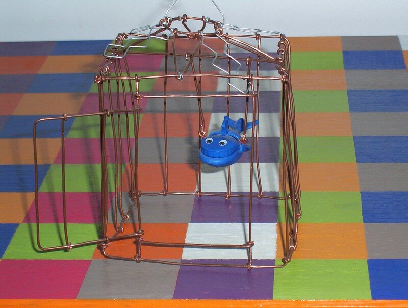 Comme un poisson dans une cage