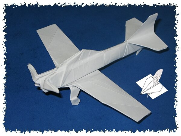 Origami Propeller Plane