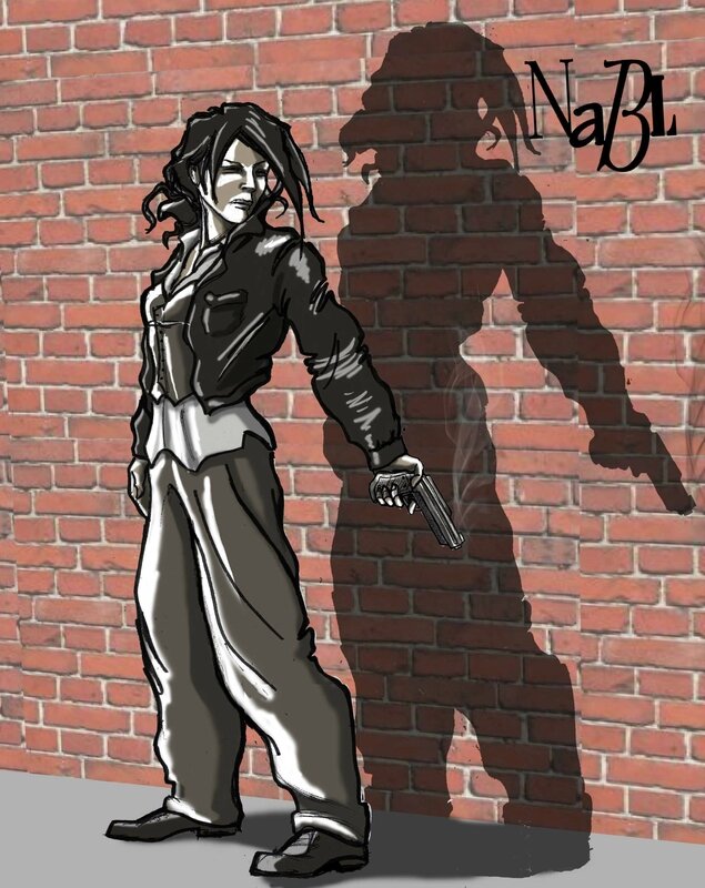 girl with gun
