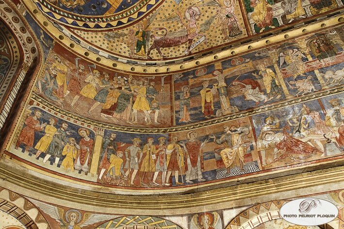 Les exceptionnelles peintures médiévales de l’église Saint