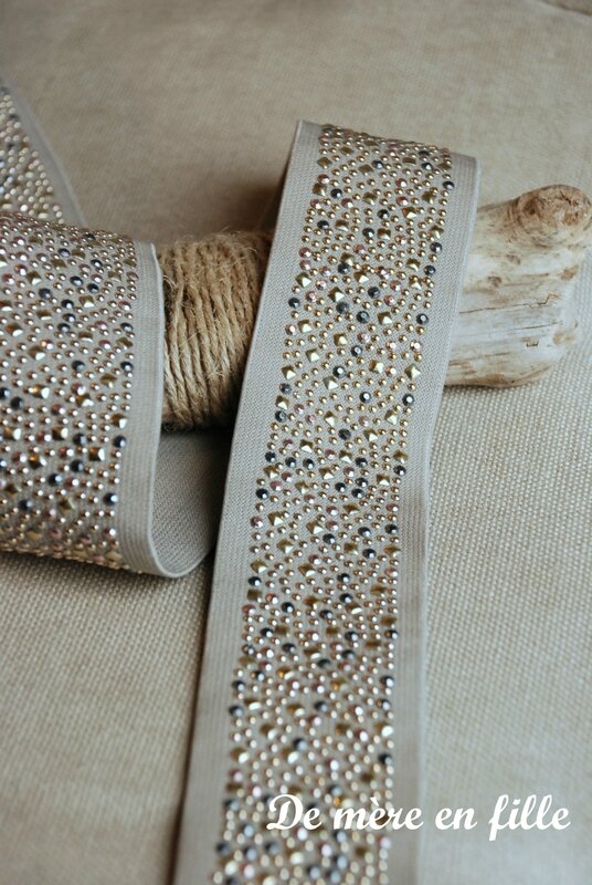 galon large pierres lin