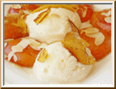 glace au lait d'amandes glace au lait d'amandes